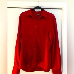51 Lab Red Glance Dress Shirt. Made in Italy!